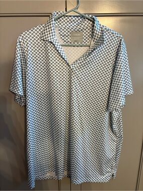 Oobe seashell polo shirt. Hydrochill 2XL
